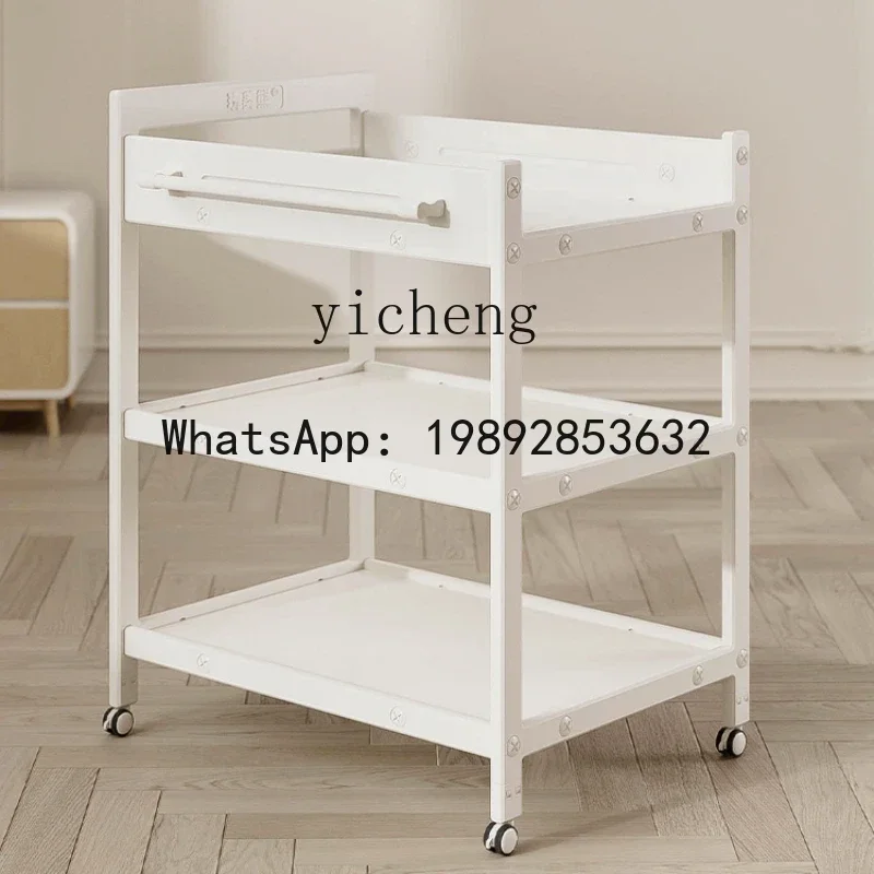 طاولة تغيير الحفاضات من AH، مكتب رعاية الطفل، سرير كامل متعدد الوظائف، متحرك لحديثي الولادة، طاولة رعاية الطفل #2