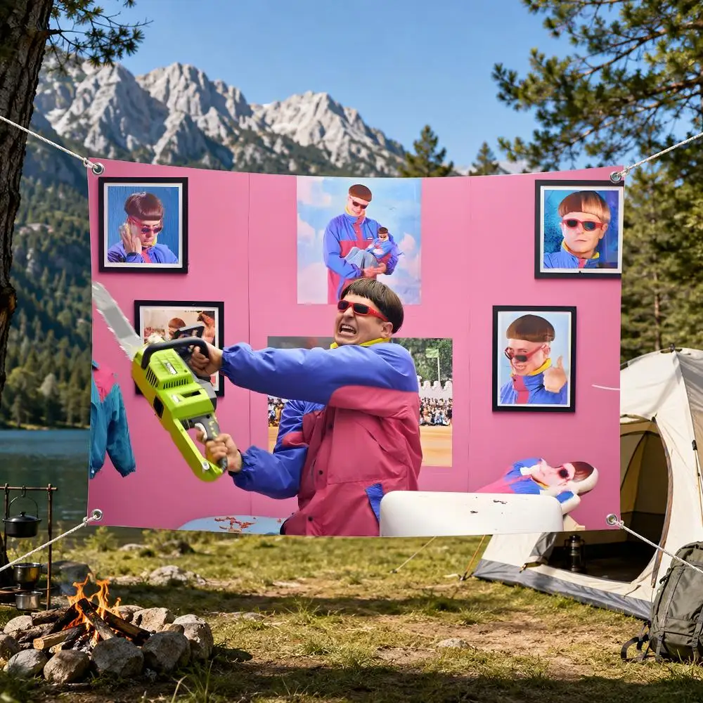 Singer O-Oliver Tree Ugly is Beautiful Flags Aesthetic Wall Tapestry Printed Wall Hanging Living Room Party Outdoor Decor