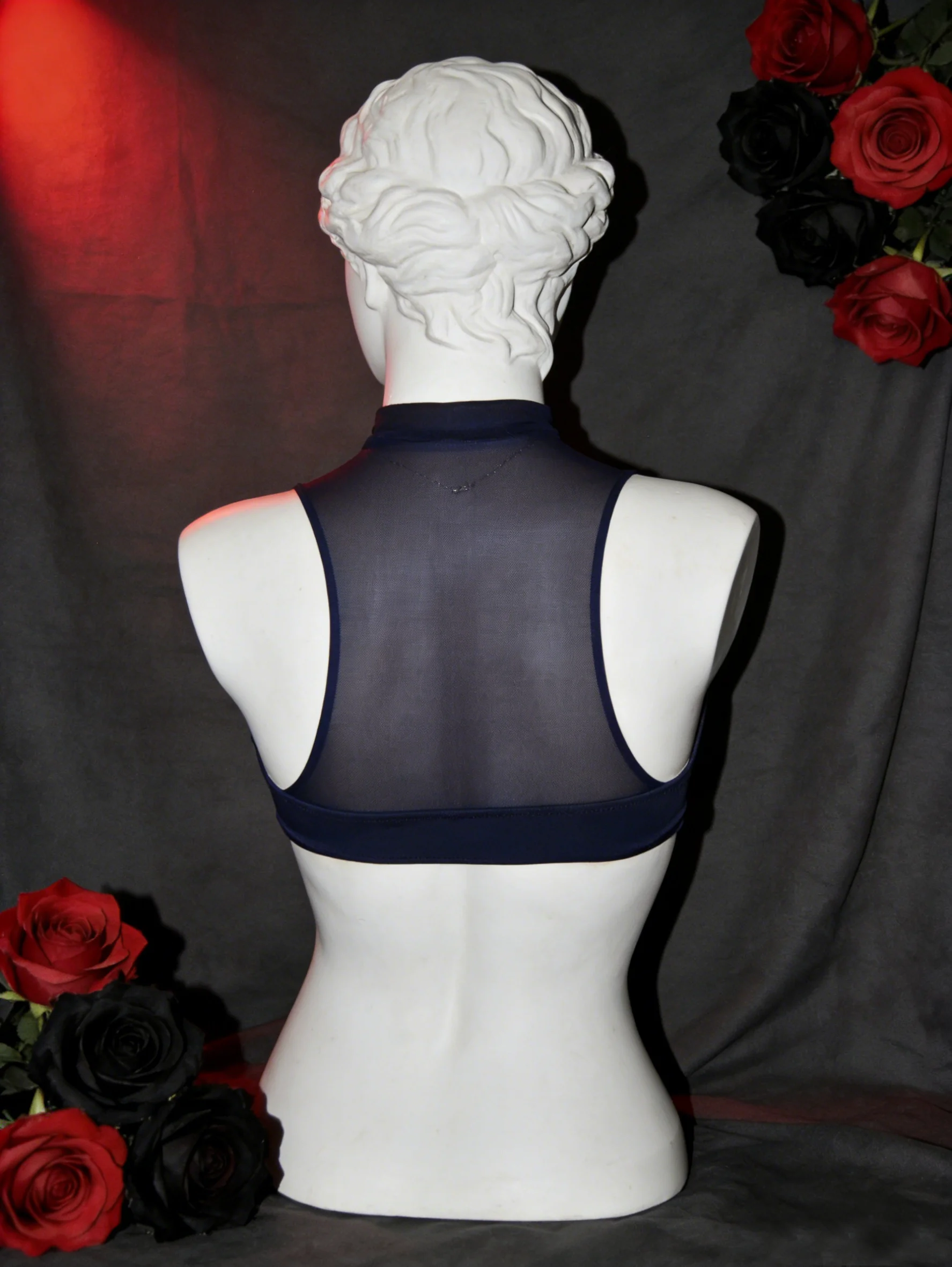【Fragments.One Choice, No More Choices.】Black Shaping Crop Tank Top for Women, Slim Sexy Lightweight Fashion Vest