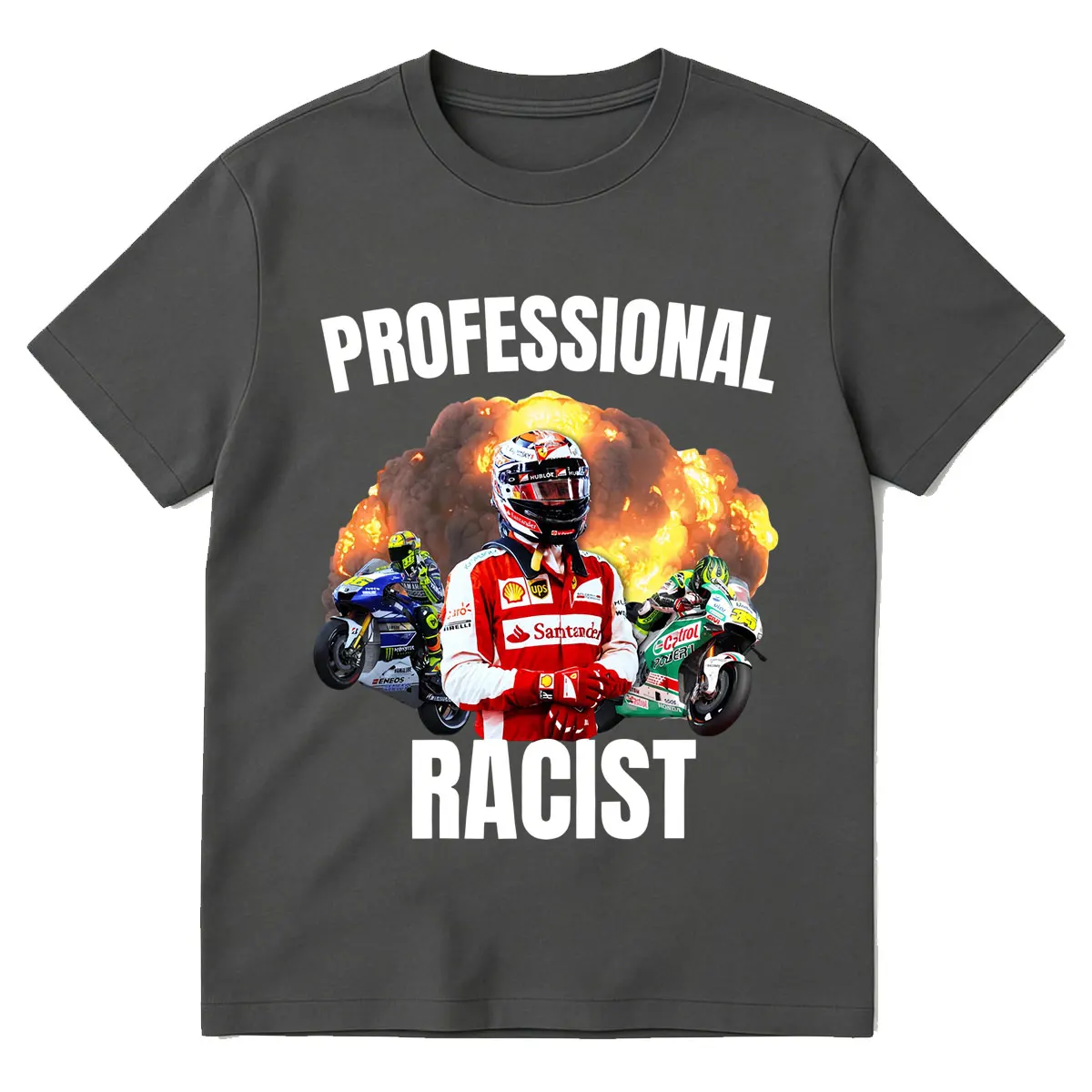 Professional Racer Graphic T-Shirt Funny Racing Meme Men Women Fashion Harajuku Short Sleeves T-shirts Cotton Oversized T Shirts