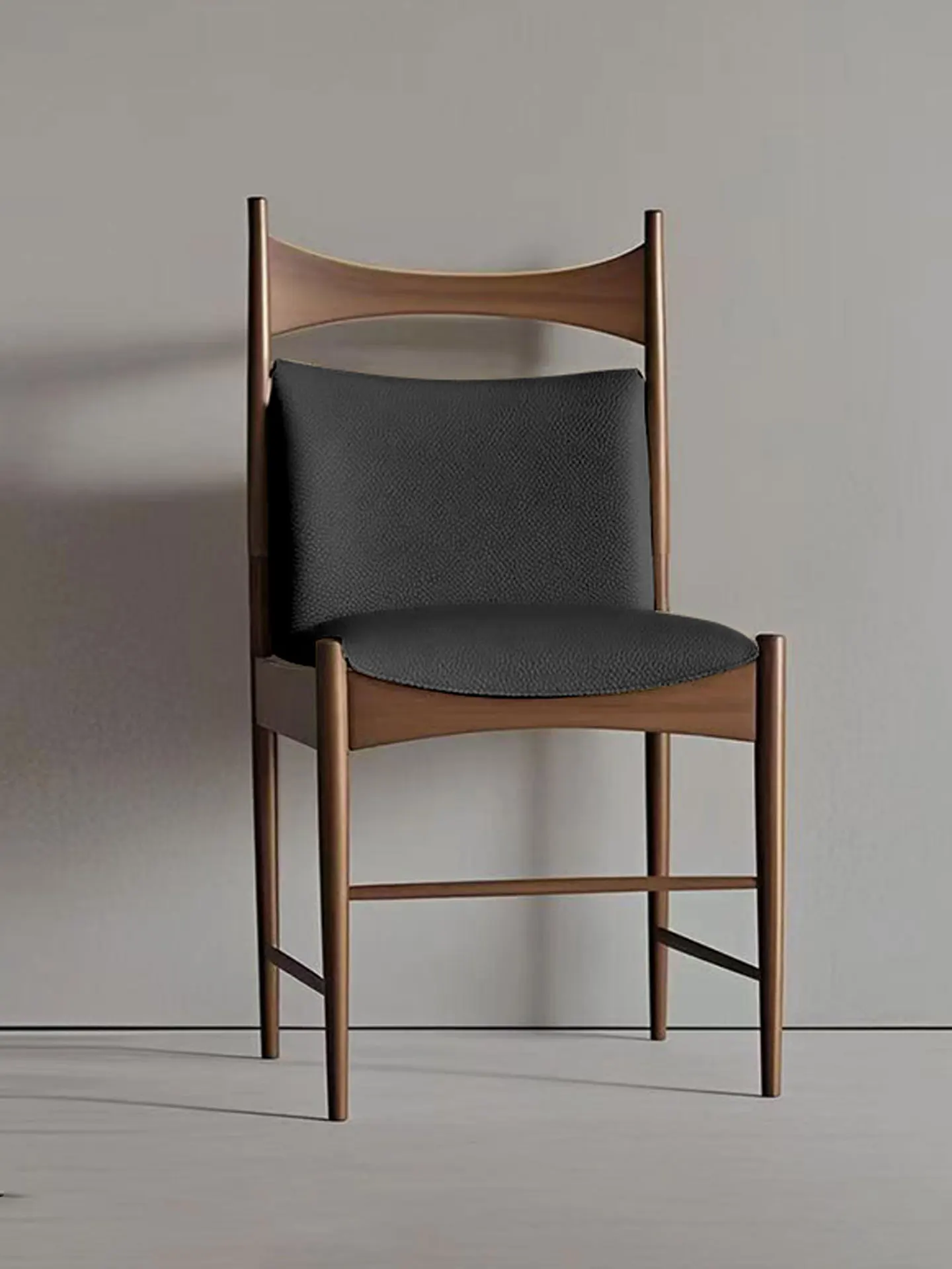 كرسي بمسند ظهر بسيط عالي الجودة بتصميم فندق كرسي تاج من القرون الوسطى كرسي طعام منزلي من الخشب الصلب بتصميم كلاسيكي فرنسي