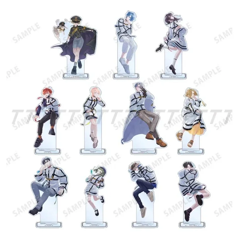 Game MILGRAM Acrylic Stand Doll Anime Shidou Es Haruka Kazui Yuno Mikoto Amane Figure Model Plate Cosplay Toy for Gift