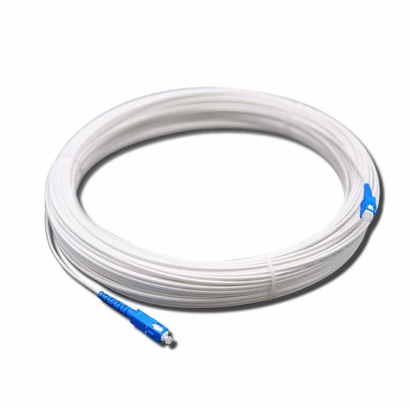 SC APC to SC Apc Fiber Optic Drop Cable Patch Cord FTTH Single Mode Simplex Fiber Optic Outdoor Fiber Jumper SC Upc to SC Upc