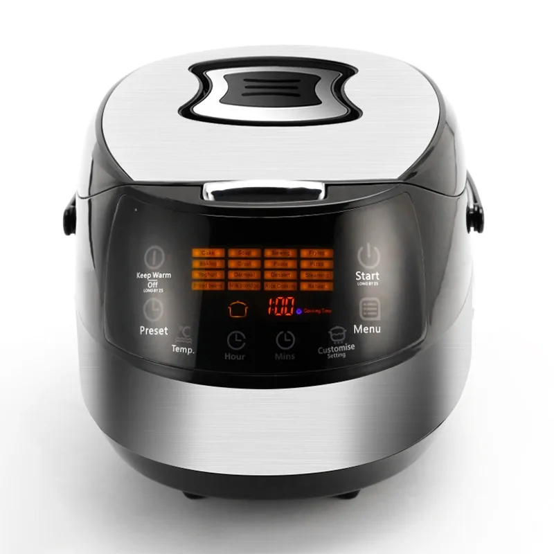 

3D custom logo color multiple function stainless steel digital electric rice cooker automatic rice for home use