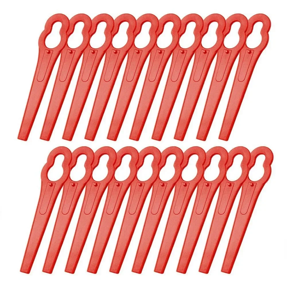 Imagem -04 - Lâminas de Cortador de Grama Plástico Substituir Substituição Conjunto Trimmer 20 Peças Lâmina sem Fio para Einhell Grama Prático Nova Marca Durável