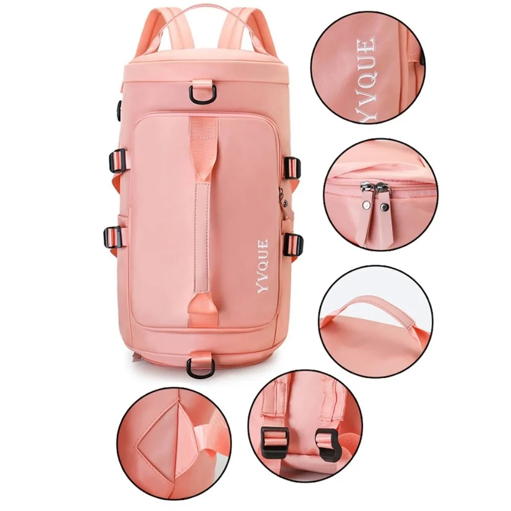 Simple Large Capacity Travel Backpack Waterproof Lightweight Sports Fitness Bag Gym Leisure Duffle Bag Swimming