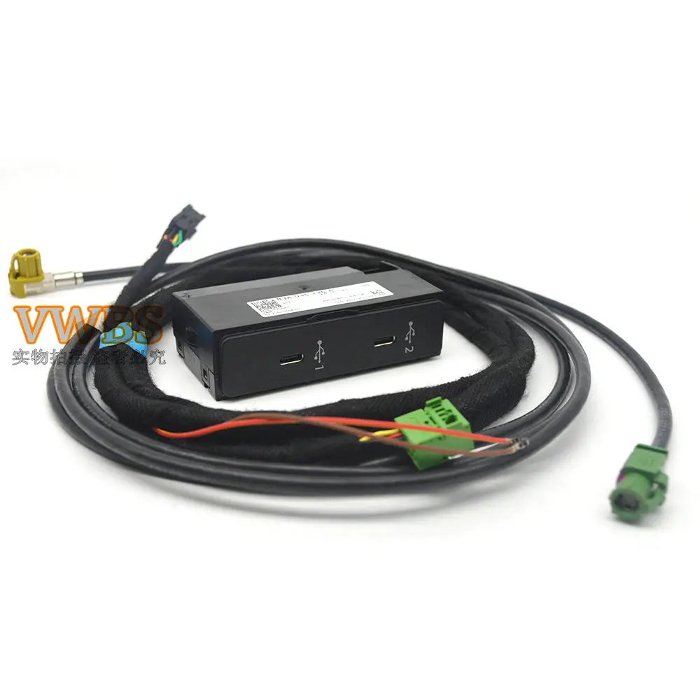 

FOR Audi Q3 F3 TYPE-C & TYPE-C CarPlay Music Smartphone Interface Cable wire Harness 83A 035 736A