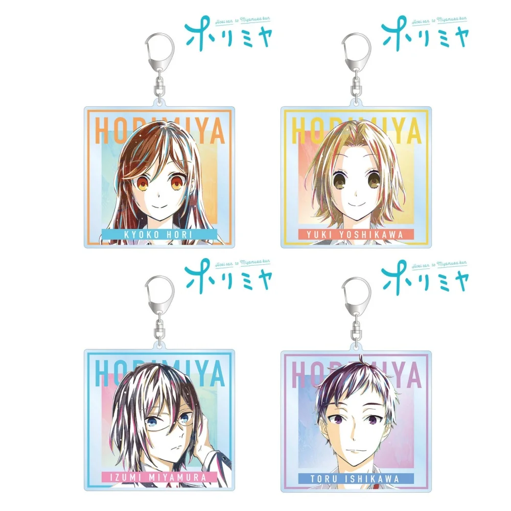 Tienda periférica de Anime Horimiya Kyoko Hori Izumi Toru Yuki Ani-Art Ver llavero acrílico colgante ornamentado Fans encanto regalos alrededor de 6cm