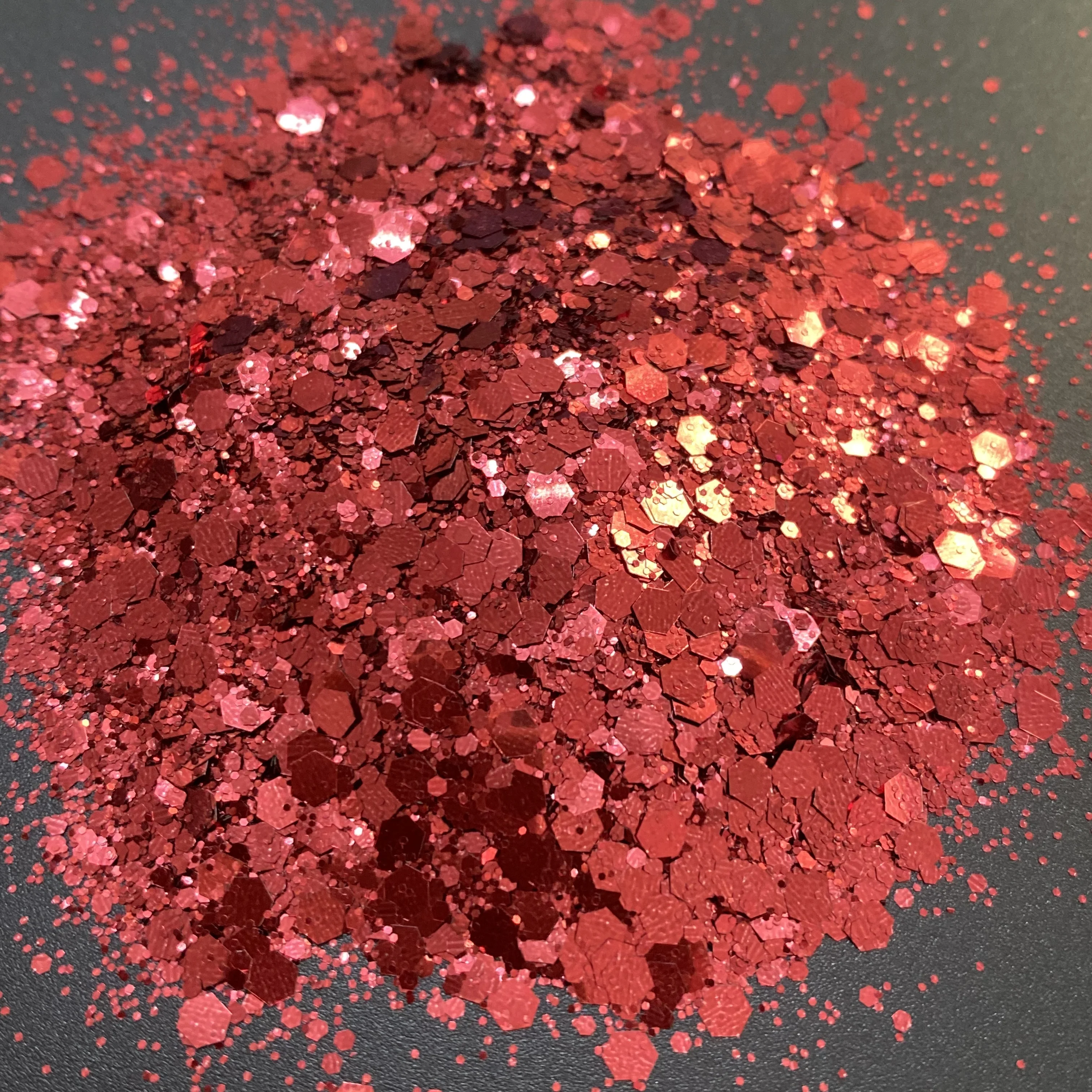 50 gr/beutel glänzende klobige Flocken Nail Art Glitter Gesicht Festivals Pailletten für das Handwerk