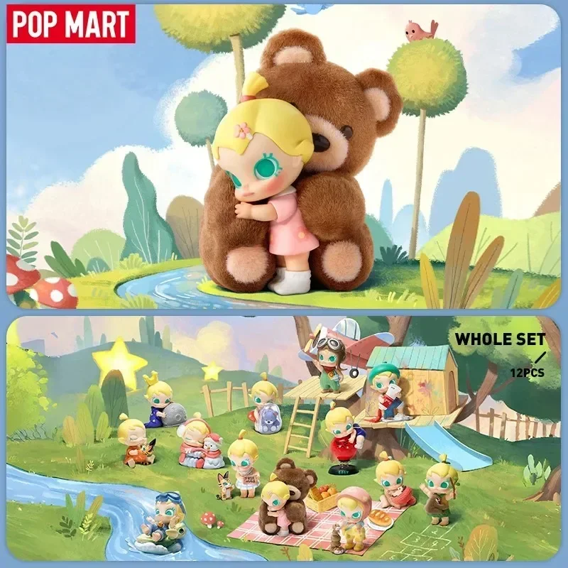 

POP MART Baby Molly My Huggable Discovery Series Blind Box Mystery Box Guess Bag Toys Anime Figure Desktop Ornaments Collection