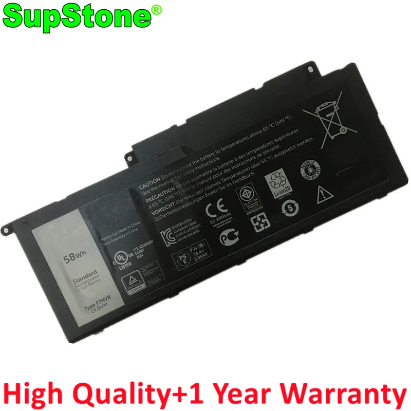 

F7HVR Laptop Battery For Dell Inspiron 7746 15-7737 7537 N7535 17-7746 CN77304 P36F P24E T2T3J G4YJM 62VNH Y1FGD 89JW7 451-BBEN