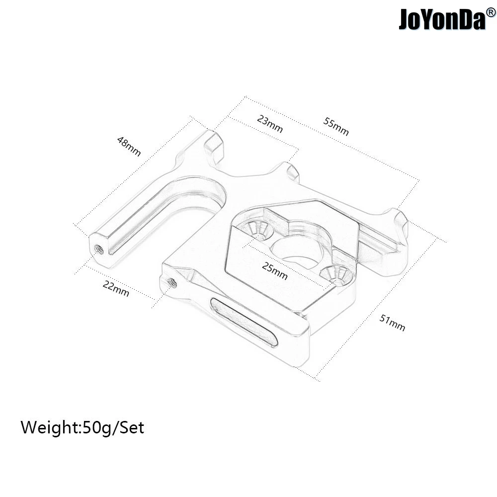 #ARA320468 #ARA320469 Aluminum Sliding Motor Mount for RC 1/8 ARRMA 6S Kraton Mojave Infraction Ntotrious Limitless