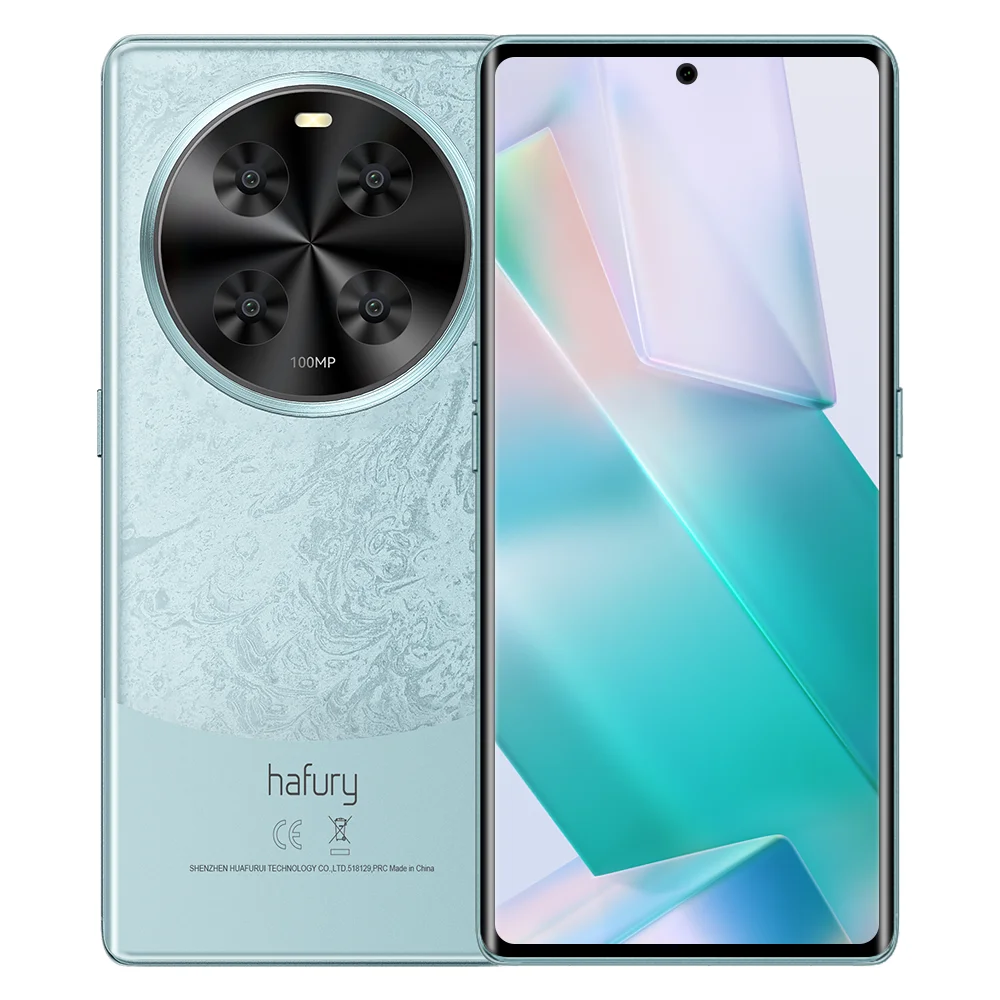 Cubot Hafury Meet, smartphone Android, écran incurvé AMOLED 6,67" 120 Hz, 24 Go de RAM (12 Go + 12 Go étendus), 256 Go de ROM, Helio G99, appareil photo 100 MP, NFC, 4G telephone, Version Globale téléphone