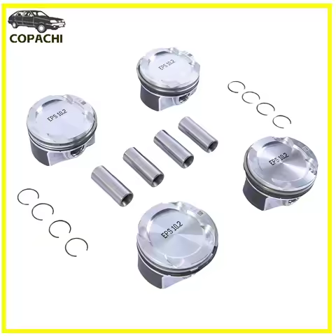 4pc Car Pistons &amp; Rings Set CR 10.2:1 11259468870 For BMW 120i 320i 420i 520i X1 X2 X3 X4 Mini Cooper S F30 F56 G20 G30 B48 2.0T