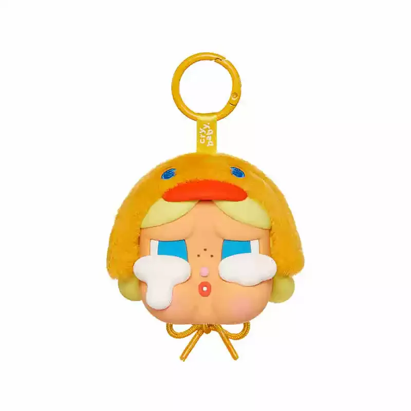 

Labubu Crybaby Dimoo Kawaii Anime Headphone Bag Genuine Leather Hanging Accessory Day Date Headphone Case for Toy Fans
