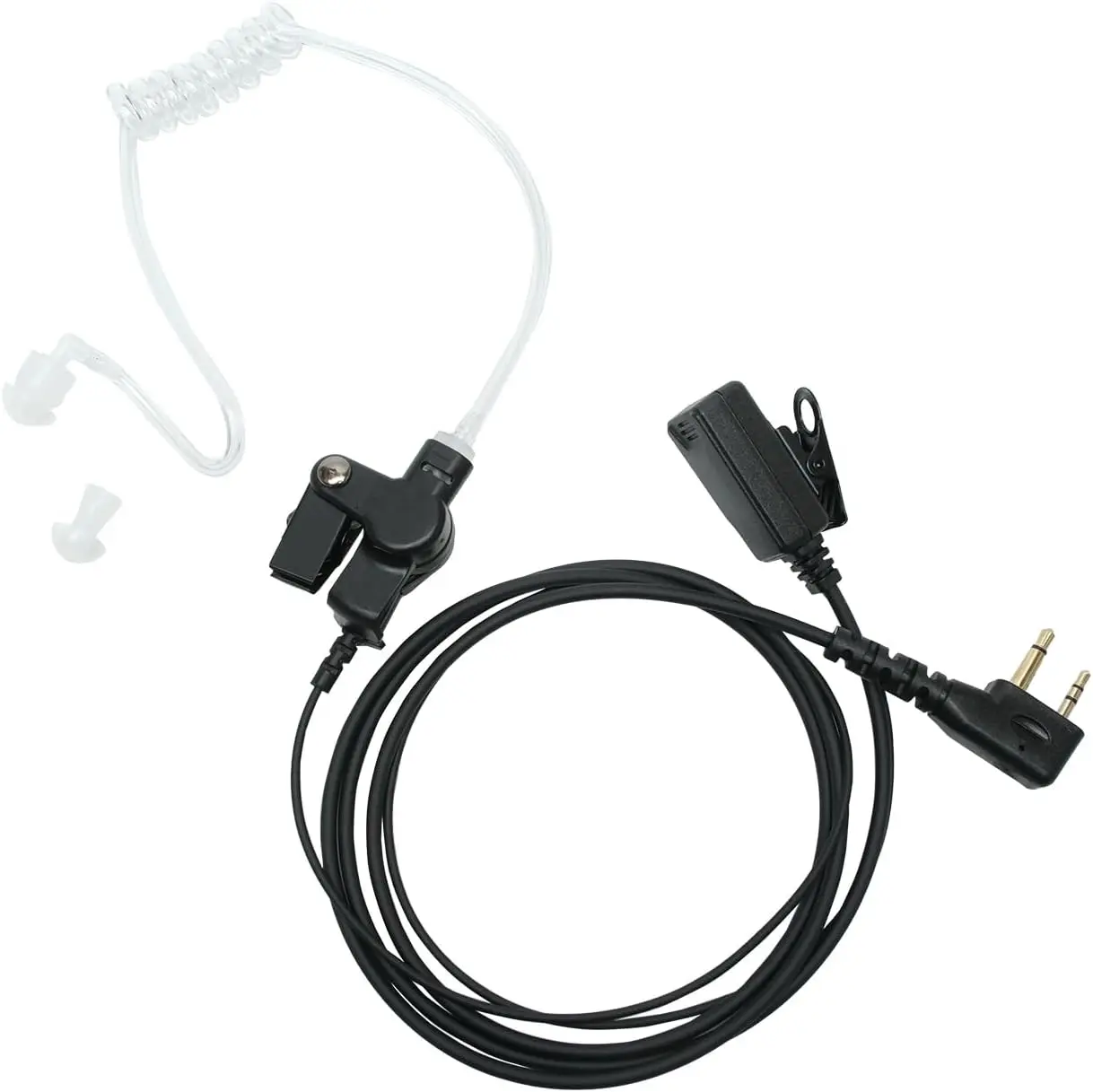 

2 Pin Acoustic Tube Earpiece with Mic Ptt for ICOM Walkie Talkie IC-V8 IC-V80 V82 V85 IC-F11 IC-F21 IC-F4021 IC-F3011 IC-F4011