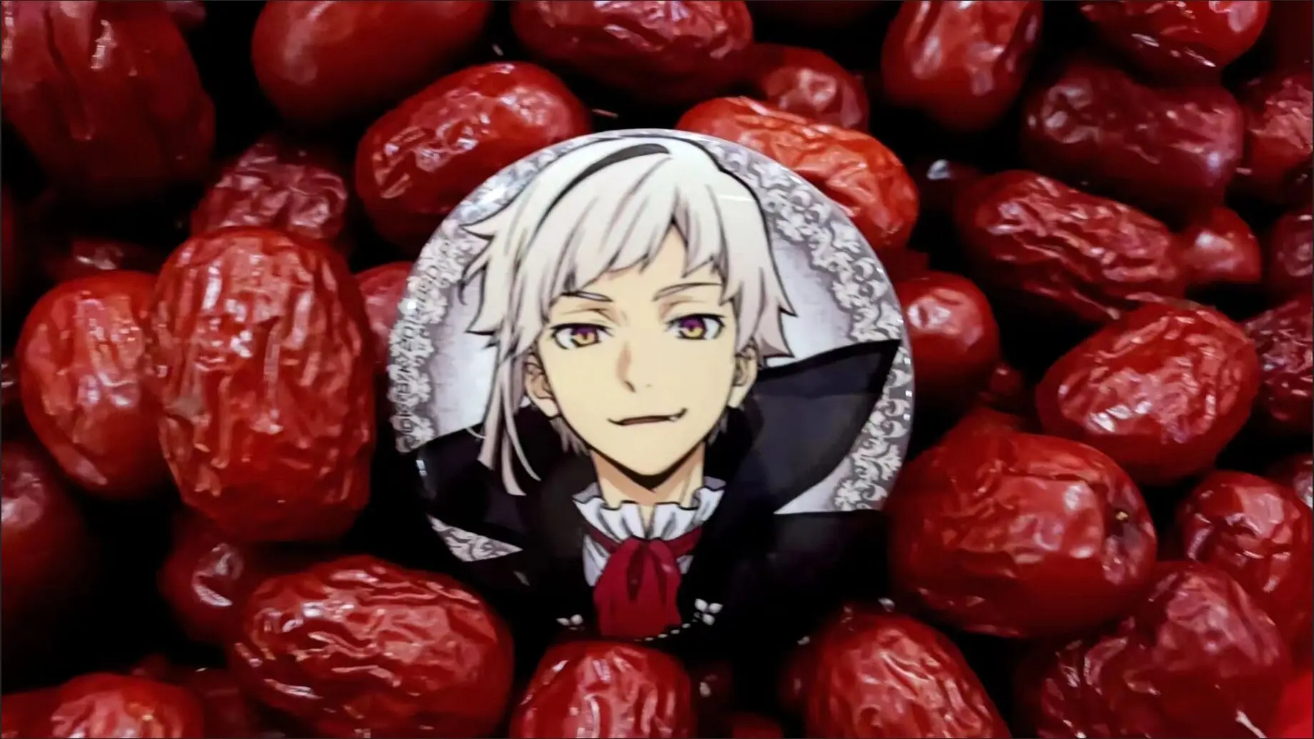 "Bungou Stray Dogs" و"Dazai Osamu Nakajima Atsushi" cp Vampire Bar شارة قلادة كوسبلاي