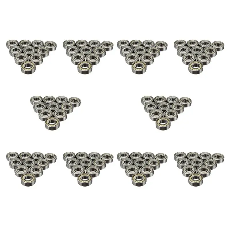 AS94-100 Stück 8 x 22 x 7 mm Skateboard-Scooter-Lager, Räder ABEC-5 608ZZ