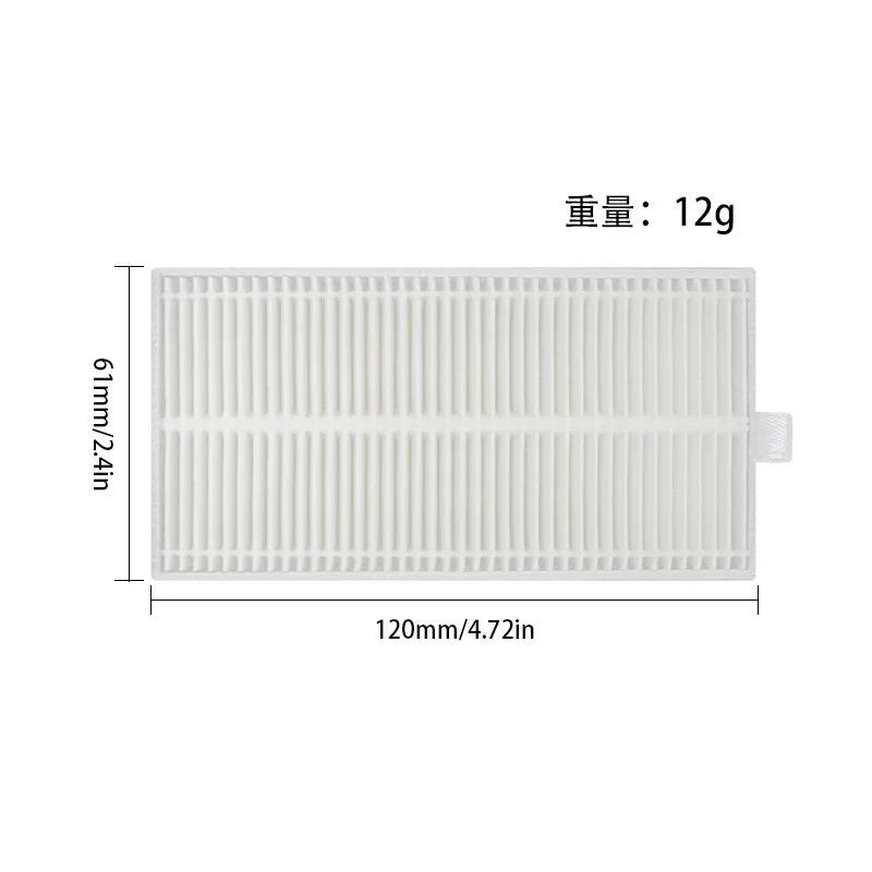 For Midea V12 Vacuum Cleaner, Including Side Brushes, Filters, Cleaning Rags, Dust Bags and Main Brushes for the Sweeping Robot. 5