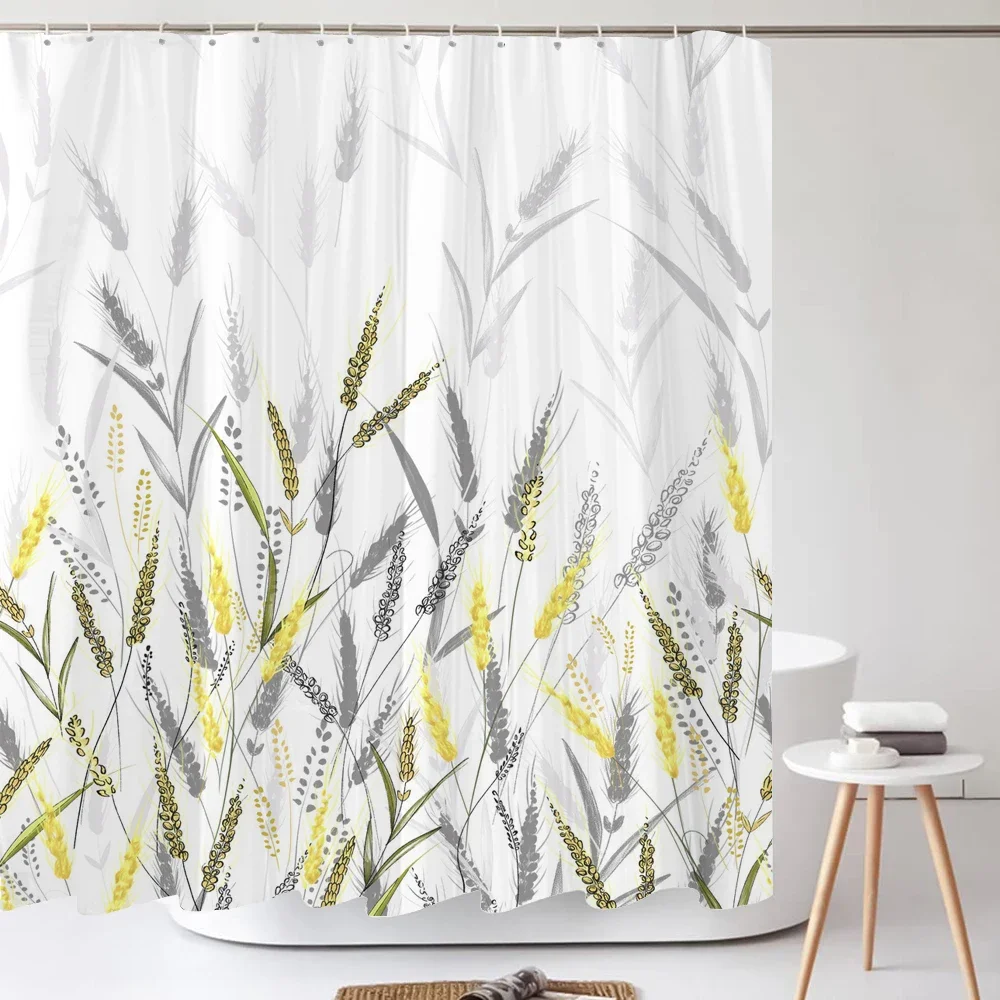 Dandelion Natural Flowers Shower Curtains Waterproof Bathroom Curtain Bath Curtain High Quality With Hooks Shower Curtain