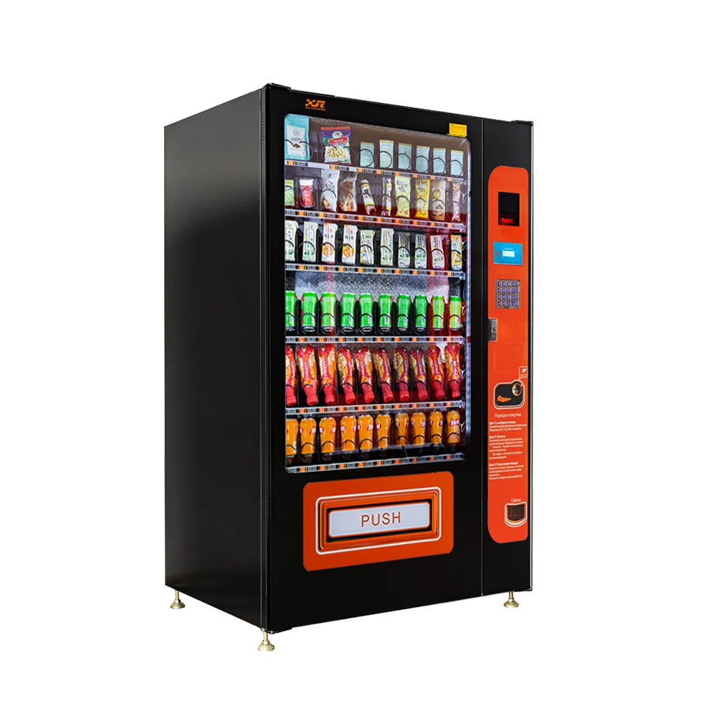 XY2024 Inventory Cheap Snacks and Drink Bottles Vending Machine for Sale XY-DLE-10C