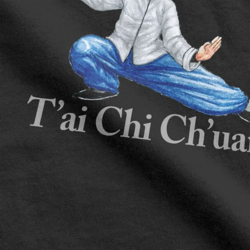 Tai Chi Chuan T-Shirt For Men Chic Yin Yang Style Christmas Gift Tshirt 100% Cotton T Shirt Chinese Style Tees Graphic Clothes