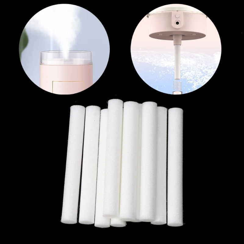 10 Pcs Humidifier Sticks Filter Refill Sticks Wicks Cotton Filter Sticks Replacement for USB Powered Humidifiers