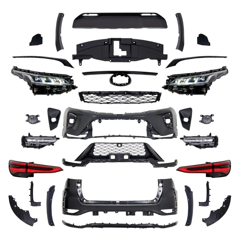 

Новый дизайн, высокое качество, красивый и популярный комплект для модификации кузова, подходящий для Fortuner.