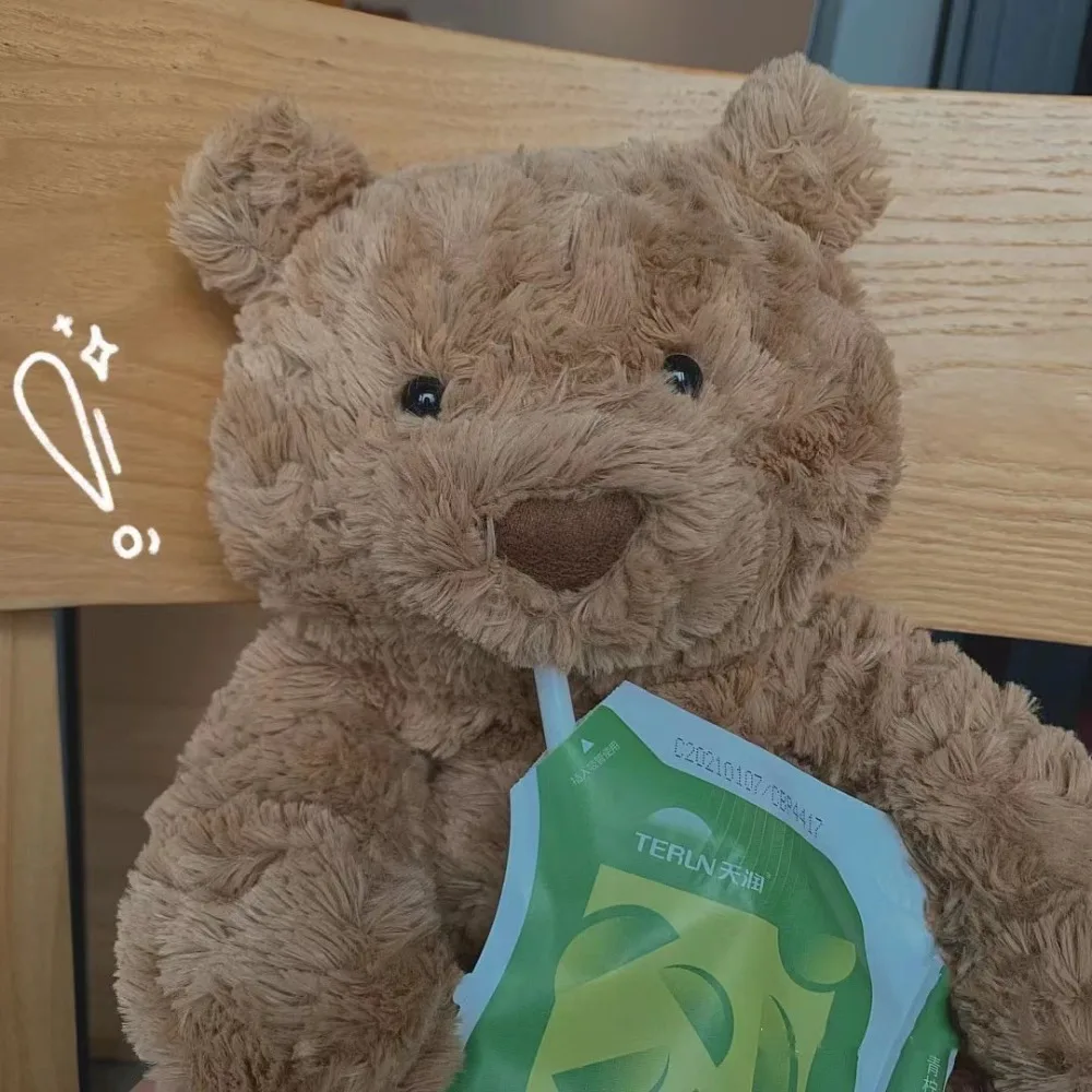 Oso de Barcelona de 15cm, juguete para regalo, llavero de oso de peluche suave y bonito, colgante de oso de dibujos animados, llavero, accesorios para mochila