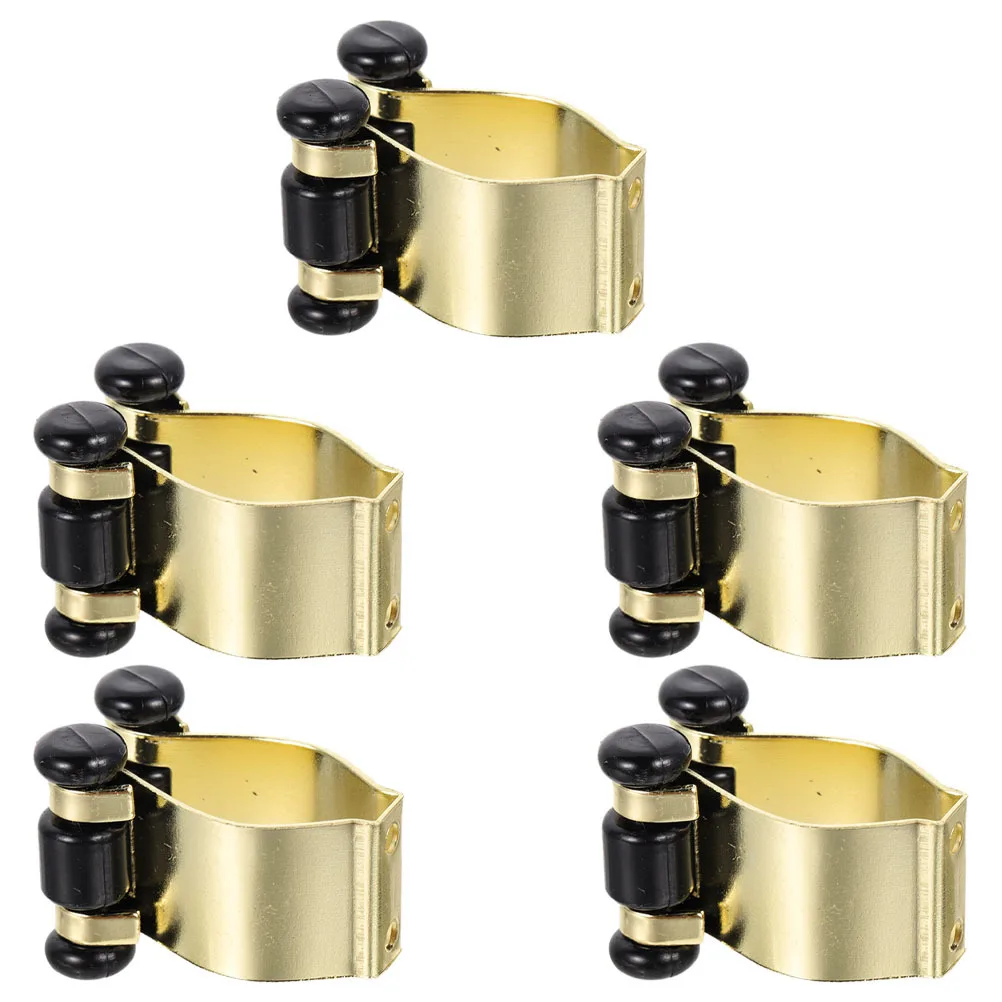 5 قطعة مقاطع قضيب معدني قابل للتعديل تجمع جديلة قصبة صيد خشبية حامل المحمولة خفيفة الوزن تخزين ملحق لغرفة البلياردو #4