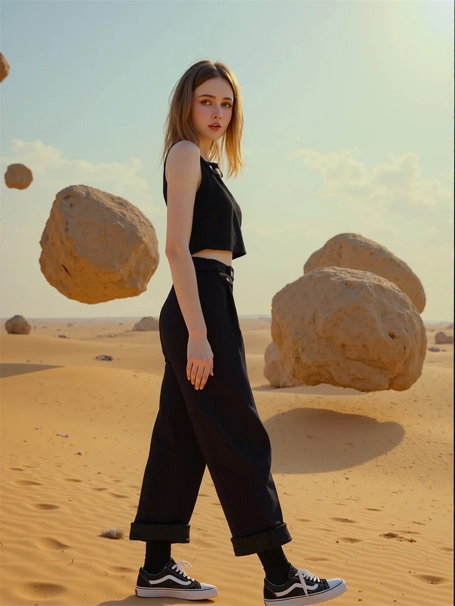 Pantaloni da donna Office Bianco Autunno Cucitura intrecciata Design dettagli da donna Caratteristica Elemento di moda Unico Interessante Moderno Contemporaneo