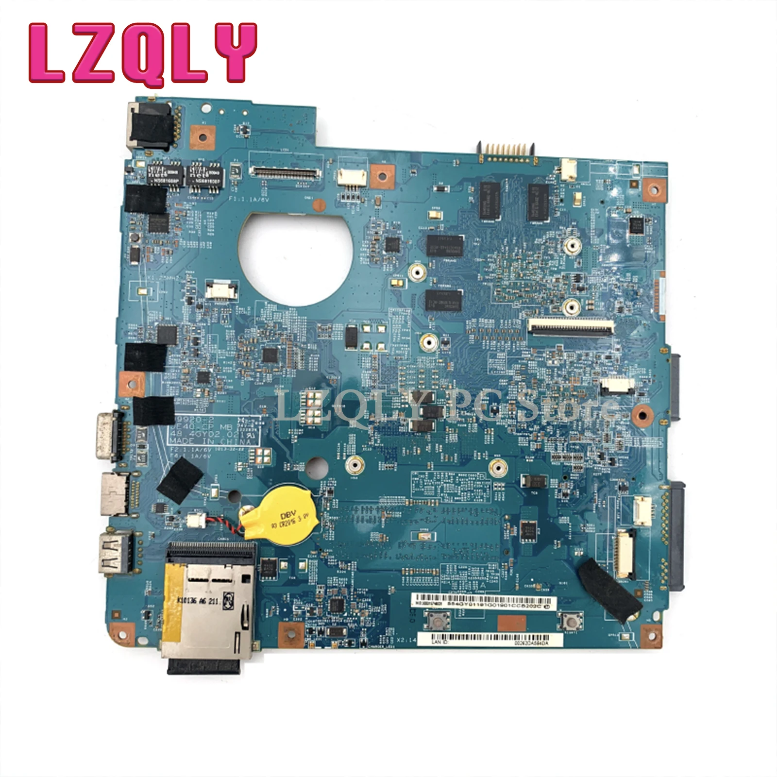 LZQLY For Acer Aspire 4741 4741G E40-CP MB 48.4GY02.021 MBPV201002 Laptop Motherboard HM55 DDR3 GT330M 1GB Free CPU