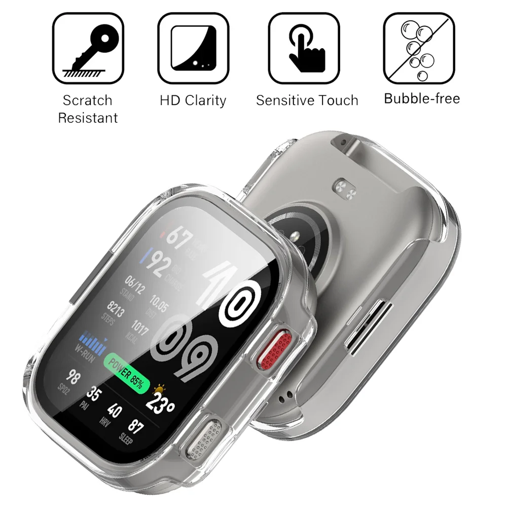 Capa para PC + Vidro HD para A - Smartwatch Watches Amazfit avaliação e preço
