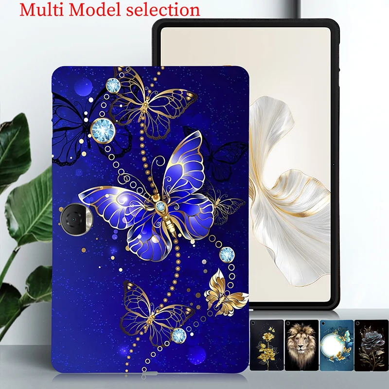 Silicone Tablet Case For Honor Pad 9 12.1 x8a X9 X8 Pro Case for Huawei Matepad SE 11 2024 T5 10.1 Flexible Soft TPU Black Shell