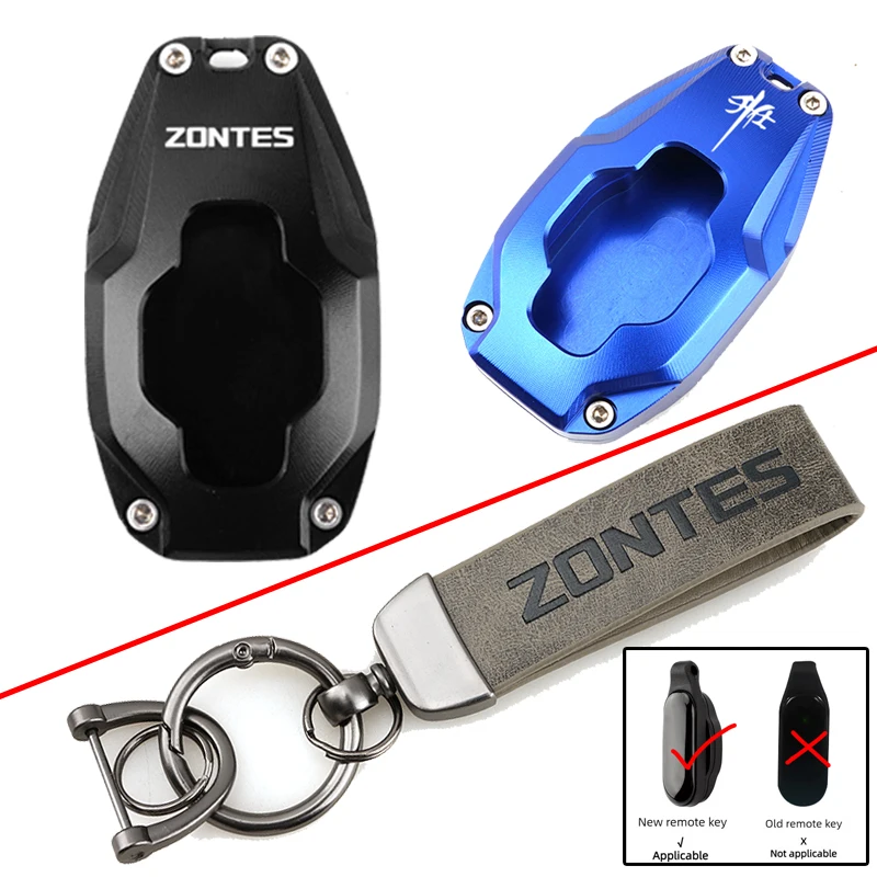 For Zontes 368G 703R 703T 703F 368 G 703 F/RR High Quality Motorcycle CNC Key Protective Shell Remote Control Cover Metal Shell