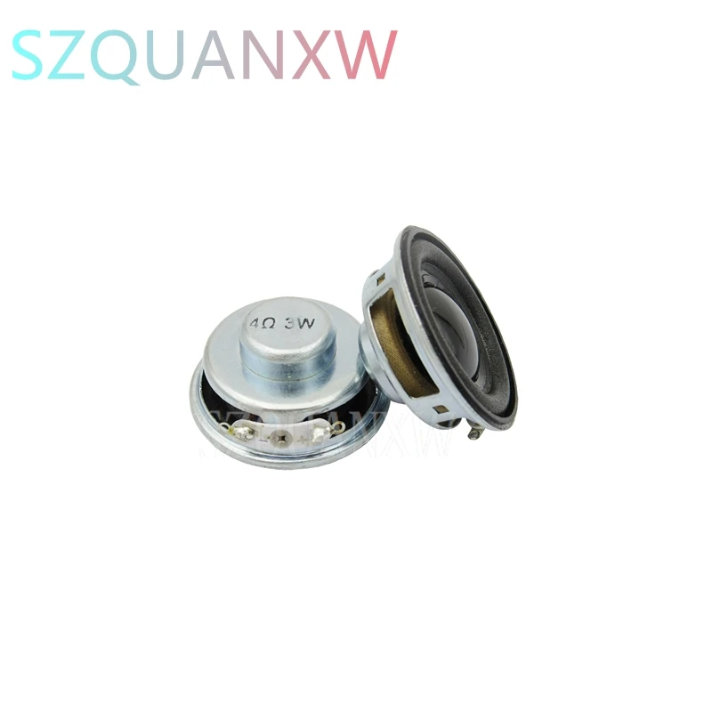 2PCS/Lot High Quality Speaker Horn 3W 4R Diameter 4CM Mini Amplifier Rubber Gasket Loudspeaker Trumpet