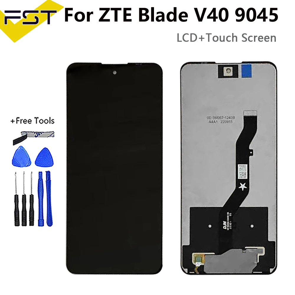 

Original 6.67 inch For ZTE Blade V40 LCD Display with SensorAssembly ZTE Blade V40 9045 Display Sensor LCD Repair Parts