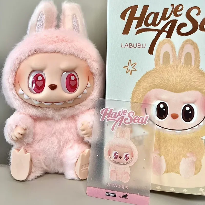 

LABUBU Sitting Party Vinyl Plush Blind Box Pulling Cloth Bag Pendant Birthday gift Due to the special nature of trendy toy produ