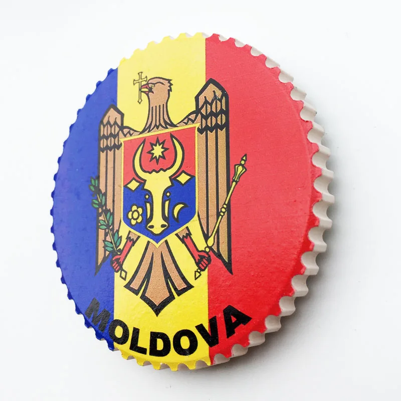 Moldova Fridge Magnets Tourist Souvenirs Home Decor Birthday Gifts Fridge Magnetic Stickers Message Board Stickers Ornaments