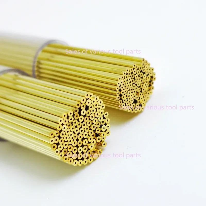 20-100pcs Drilling Brass Electrode Tube OD0.3-3mm Length 400mm Single Hole for EDM Drilling Machine
