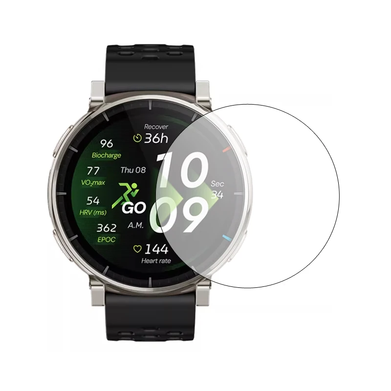 

Hard Glass Protective Film Guard For Amazfit Active 3 Premium Display Screen Protector Cover Smart Watch Protection Accessories