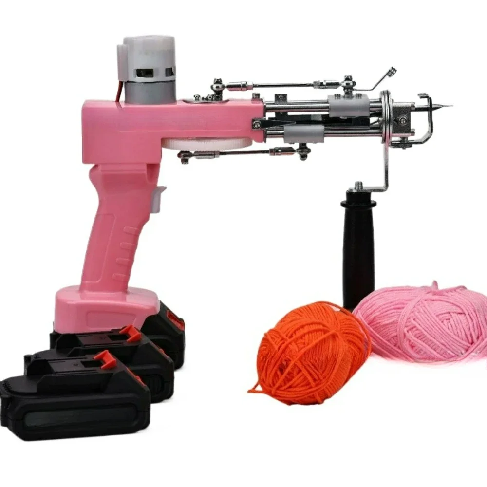 

New lithium battery tufting tools, wireless carpet appliances, carpet weaving