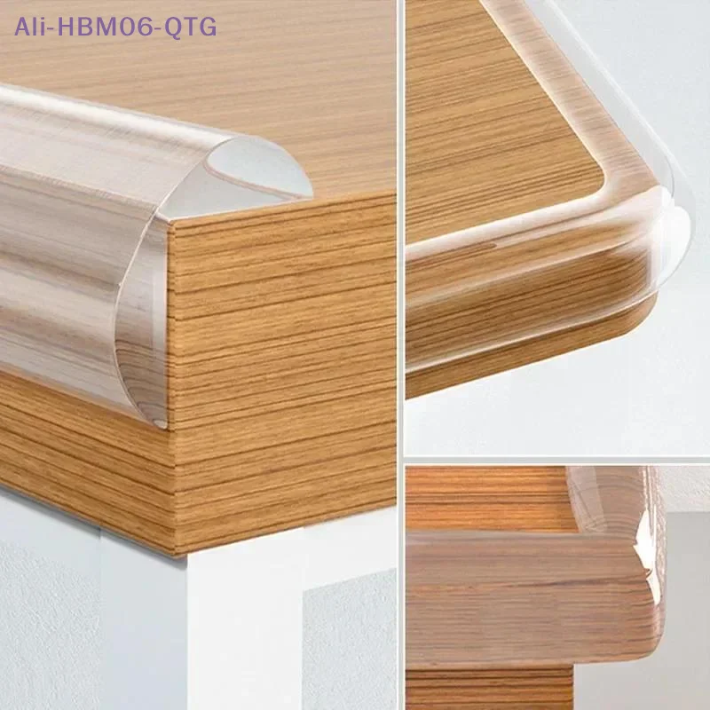 

New1/2/ Table Edge Guard Furniture Corner Protector Strip Self Adhesive Transparent Kids Collision Proof Soft Bumper Baby Safety