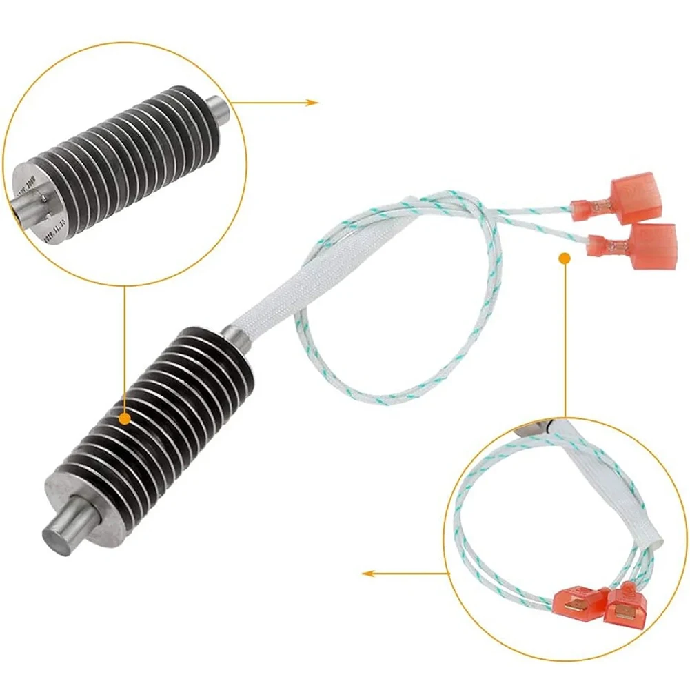 15-fin Heatsinks Furnace Rod Furnace Maintenance 9.5*85mm 120V AC Voltage Multiple Replacement Numbers 15-fin Heatsinks