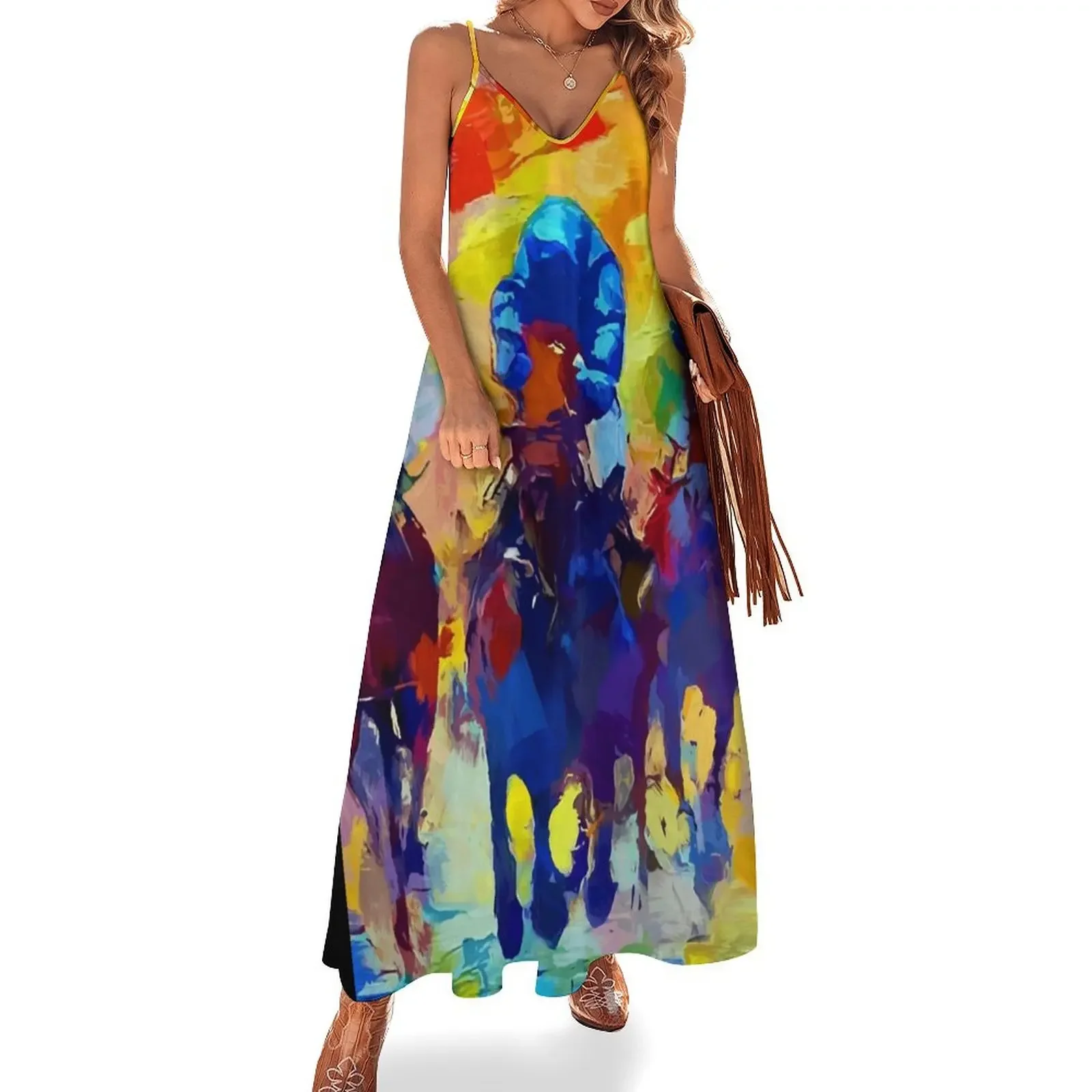

Horse Racing Sleeveless Dress women clothing 2025 new arrivals beach dress
