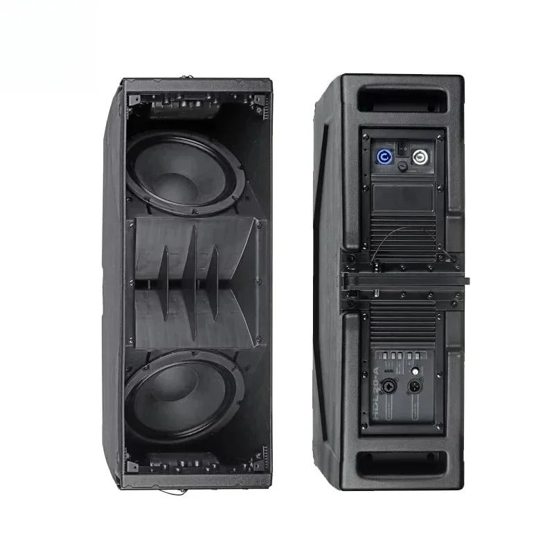 Dual 10-inch Active/Passive Bidirectional Line Array Speaker Powered Sound System Professional Audio Outdoor Speaker