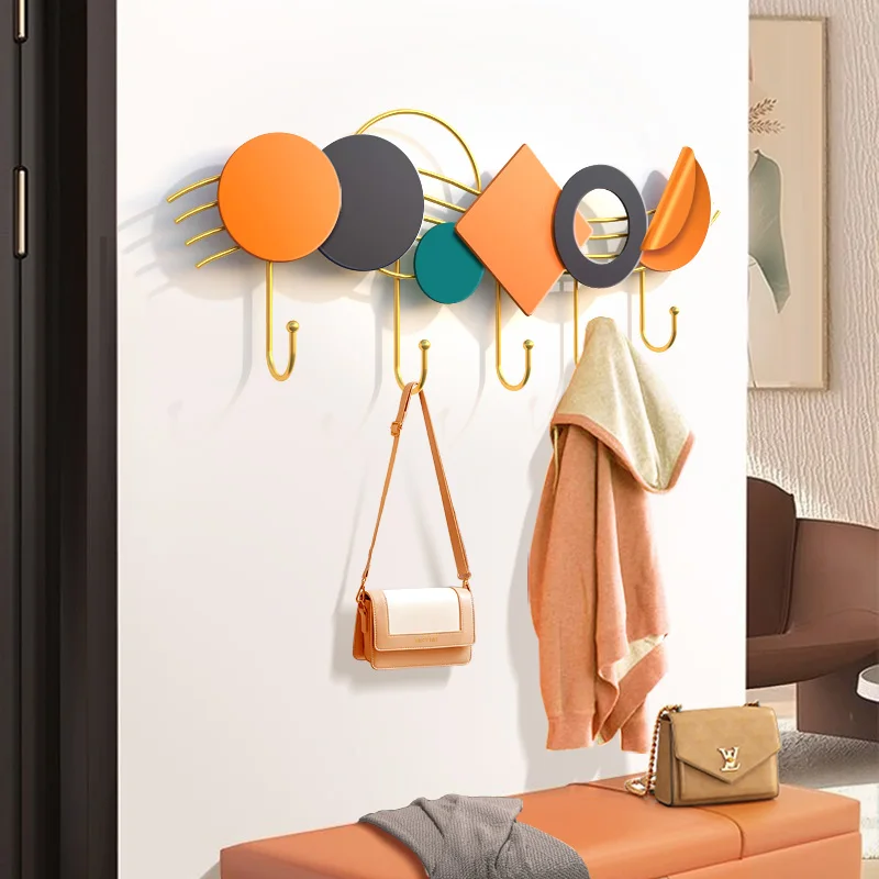 رفوف المعاطف الداخلية للفندق منظم فاخر لتوفير المساحة رفوف المعاطف البلاستيكية المعدنية الحديثة رخيصة أثاث المدخل بورت مانتو