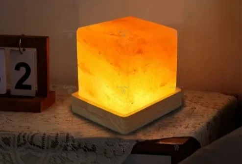 Himalayan salt lamp, export crystal salt lamp, gift lamp, bedroom bed