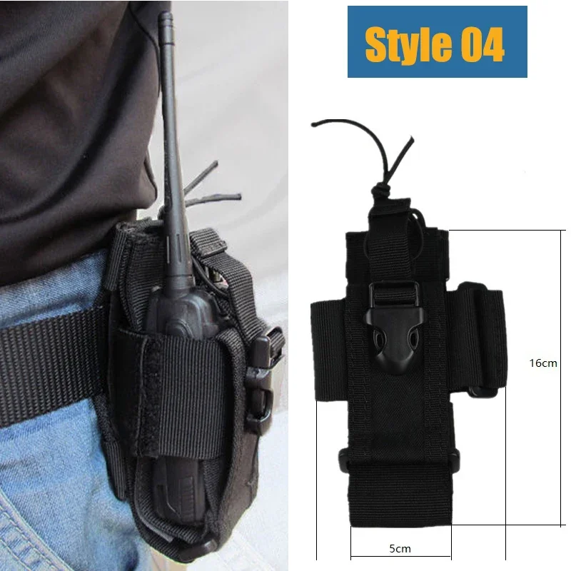 1000D Tactical Molle Radio Walkie Talkie Pouch Waist Bag Holder Pocket Magazine Pouch Mag Holster Carry Bag for Hunting Camping