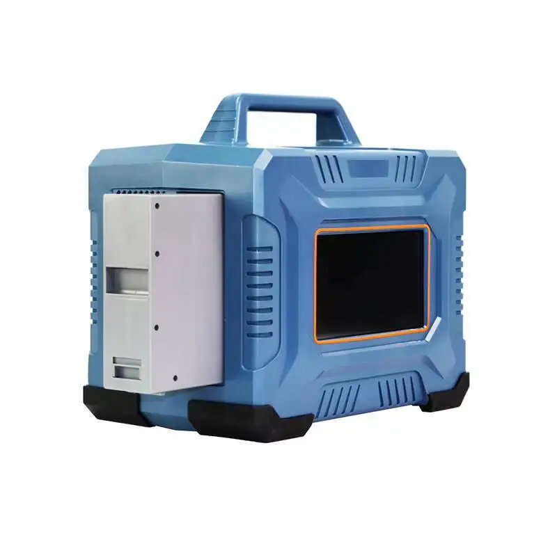 أفضل بيع آلة الوسم بليزر الألياف المحمولة 30W المصنوعة في الصين لعلامة إطارات السيارة المصنوعة من سبائك الألومنيوم المصنوعة من الفولاذ المقاوم للصدأ